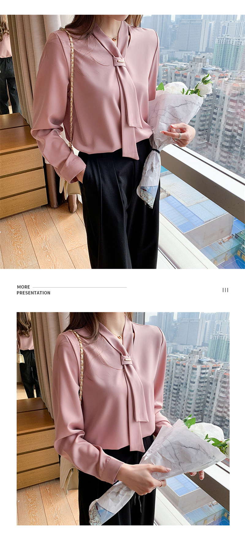 ブラウス レディース シャツ ボウタイブラウス ボウタイ プルオーバー 上品 通勤 きれいめ 無地 シンプル OL フォーマル オフィス 長袖シャツ 