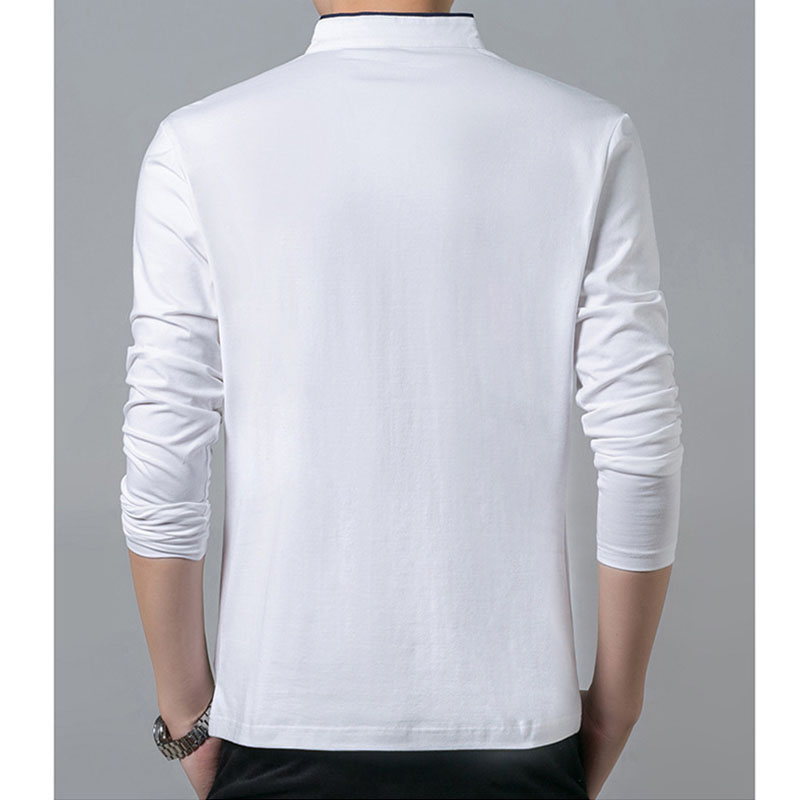 ヘンリーネック 長袖 メンズ Tシャツ カットソー ロンT カジュアル 無地 アウトドア ロングTシャツ 綿 ビジネス ゴルフウェア 