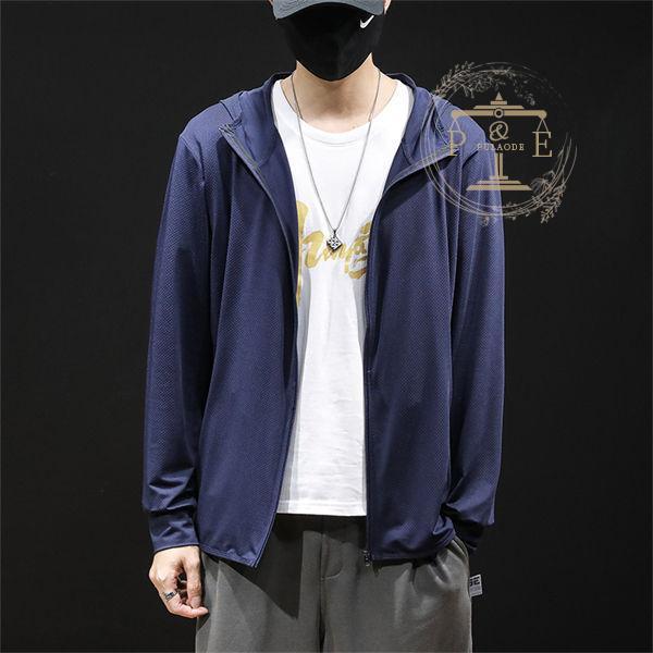 日焼け止め服 メンズ トップス UV対策 オシャレ UV長袖 速乾性 運動服 春 通気性 冷房 紫外線対策 薄手 すずしい 夏 ビーチ 