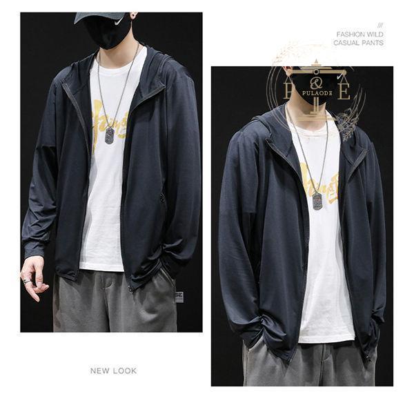 日焼け止め服 メンズ トップス UV対策 オシャレ UV長袖 速乾性 運動服 春 通気性 冷房 紫外線対策 薄手 すずしい 夏 ビーチ 