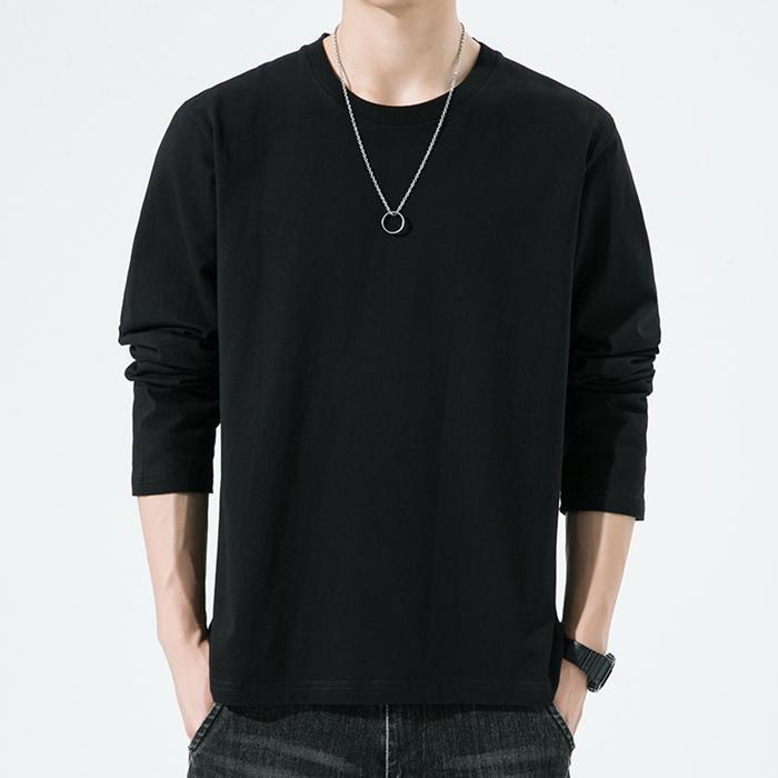長袖Tシャツ メンズ トップス Tシャツ クルーネック シンプル おしゃれ 運動着 お洒落 カジュアル おしゃれ 大人 男性秋服 秋冬 