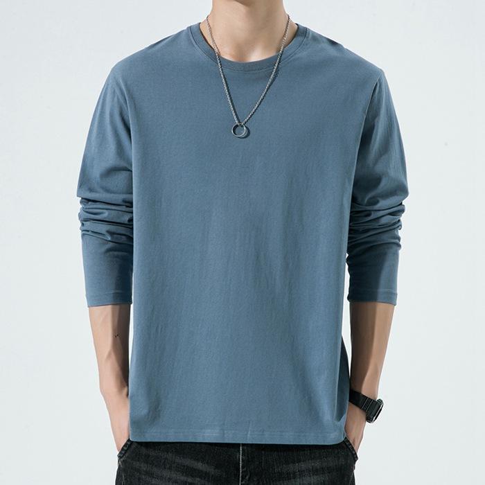 長袖Tシャツ メンズ トップス Tシャツ クルーネック シンプル おしゃれ 運動着 お洒落 カジュアル おしゃれ 大人 男性秋服 秋冬 