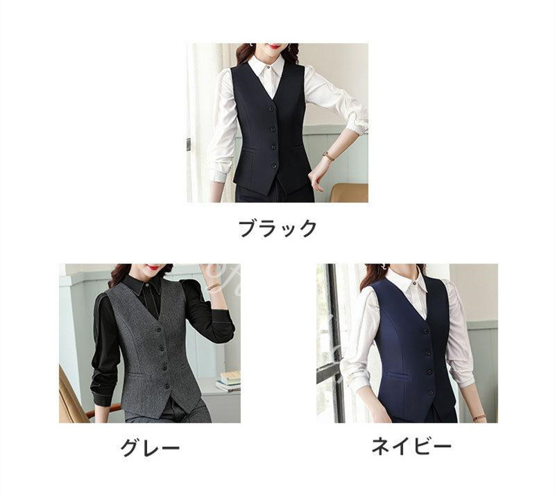 ジレ レディース ベスト 前開き スーツ ビジネス 仕事 フォーマル ノースリーブ 大きいサイズ オフィス ジャケット 制服 コート 就活 通勤 