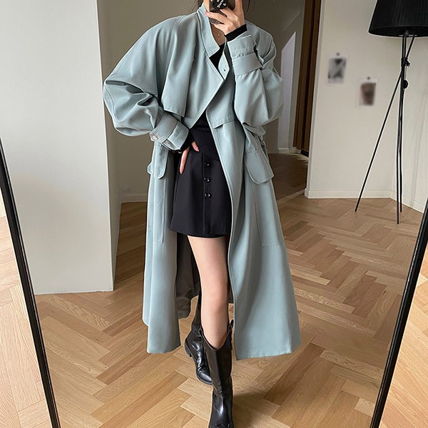 トレンチコート レディース 秋コート 小柄 着やせ 大きいサイズ ベージュ 秋物 アウター 秋服 トレンチ 春 秋 