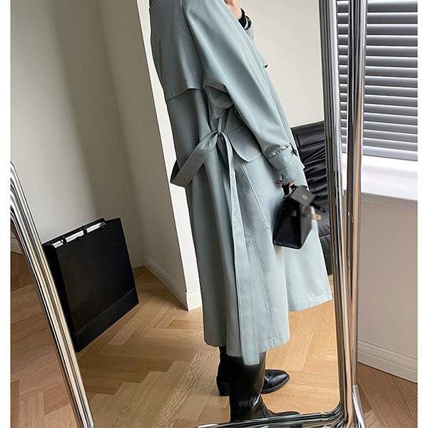 トレンチコート レディース 秋コート 小柄 着やせ 大きいサイズ ベージュ 秋物 アウター 秋服 トレンチ 春 秋 