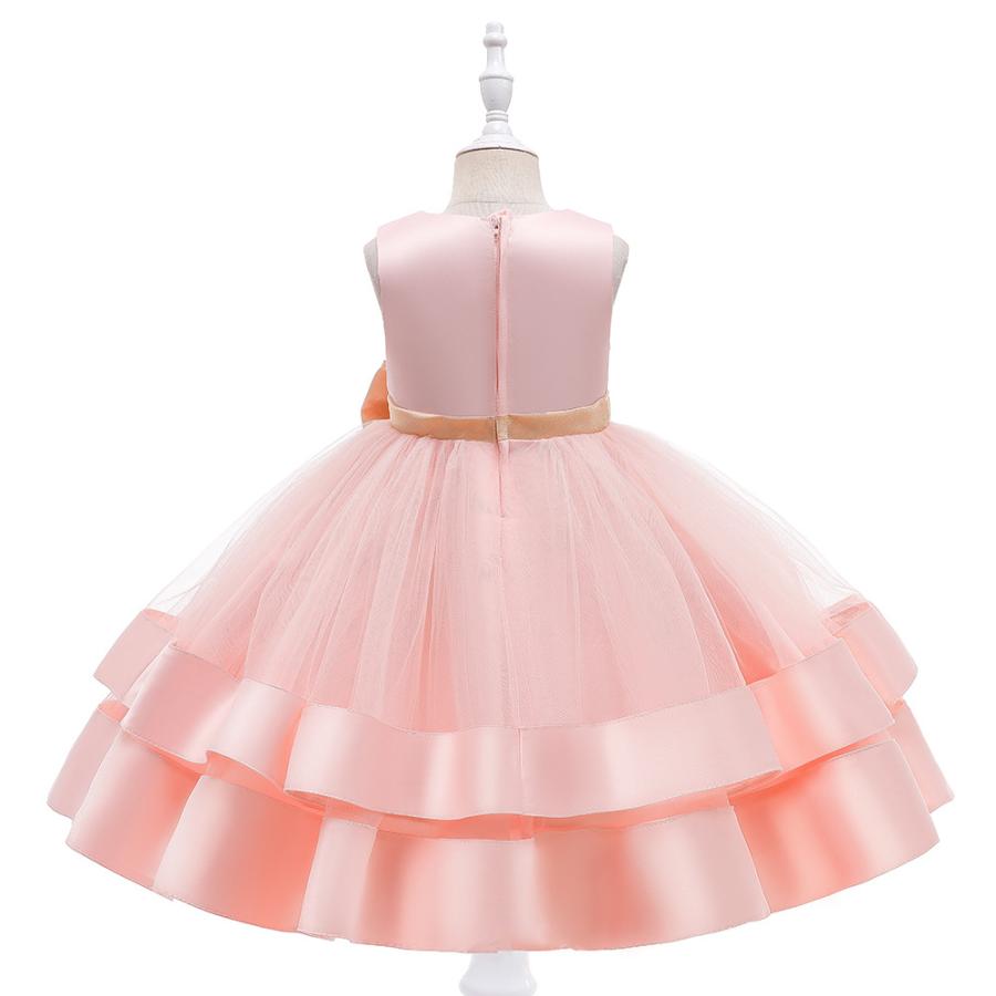 子供ドレス 発表会 ピアノ 結婚式 女の子 レースチュールドレス  