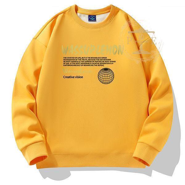 トレーナー メンズ フリース裏起毛 トレーナー もこもこ トレーナー 防寒 暖かい ルームウェア 裏起毛 フプリント 部屋着 部屋着 暖かい 