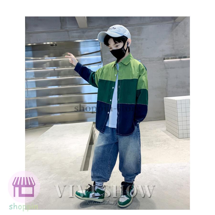 キッズ 長袖 トップス カジュアル アウター おしゃれ ゆったり 着やすい シンプル あわせやすい 動きやすい カラフル 