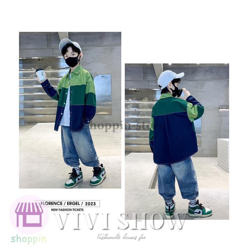 キッズ 長袖 トップス カジュアル アウター おしゃれ ゆったり 着やすい シンプル あわせやすい 動きやすい カラフル 