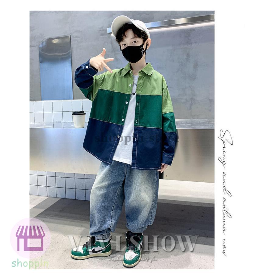 キッズ 長袖 トップス カジュアル アウター おしゃれ ゆったり 着やすい シンプル あわせやすい 動きやすい カラフル 