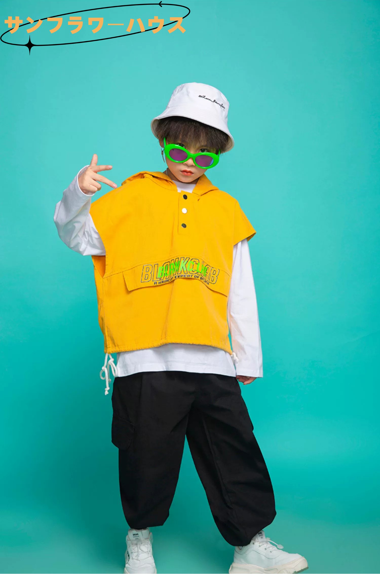 子供服 ダンスウェア 3点セット セットアップ ステージ衣装 キッズ 長袖 演出服 ヒップホップ 女の子 Tシャツ ロングパンツ 男の子 ダンス衣装 