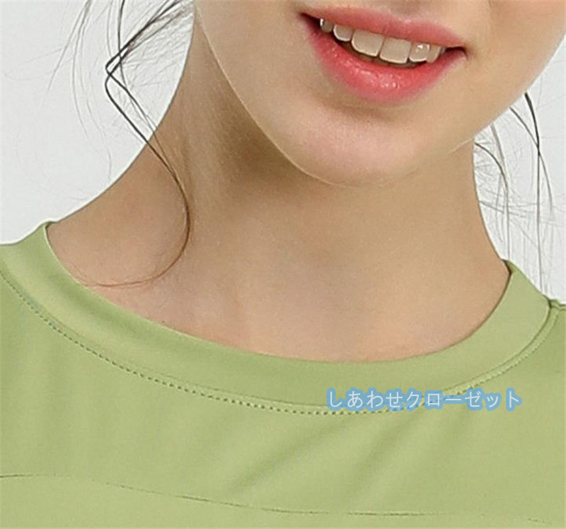 ヨガウェア レディース トップス 半袖 Tシャツ ホットヨガ 吸汗 フィットネス かわいい おしゃれ ランニングウェア スポーツウェア 速乾 
