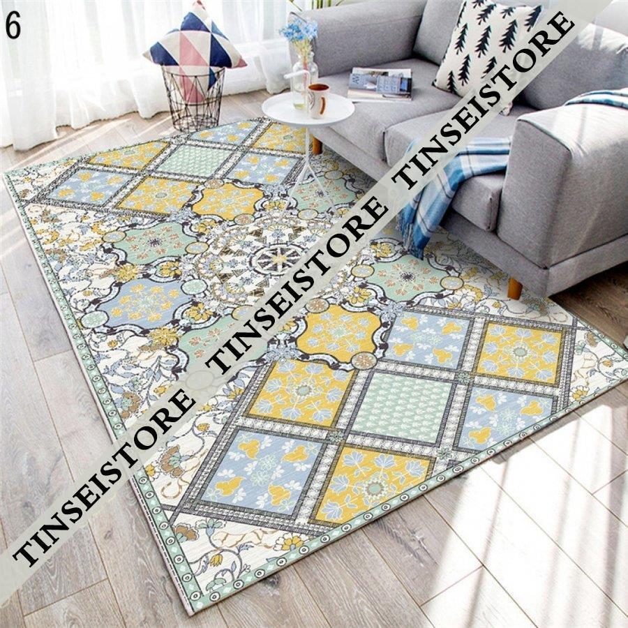 カーペット 2畳 ホットカーペット対応 洗える ラグマット 夏 長方形 トレンディー アーバン インテリアマット 西海岸 アクセント 北欧 おしゃれ 滑り止め 