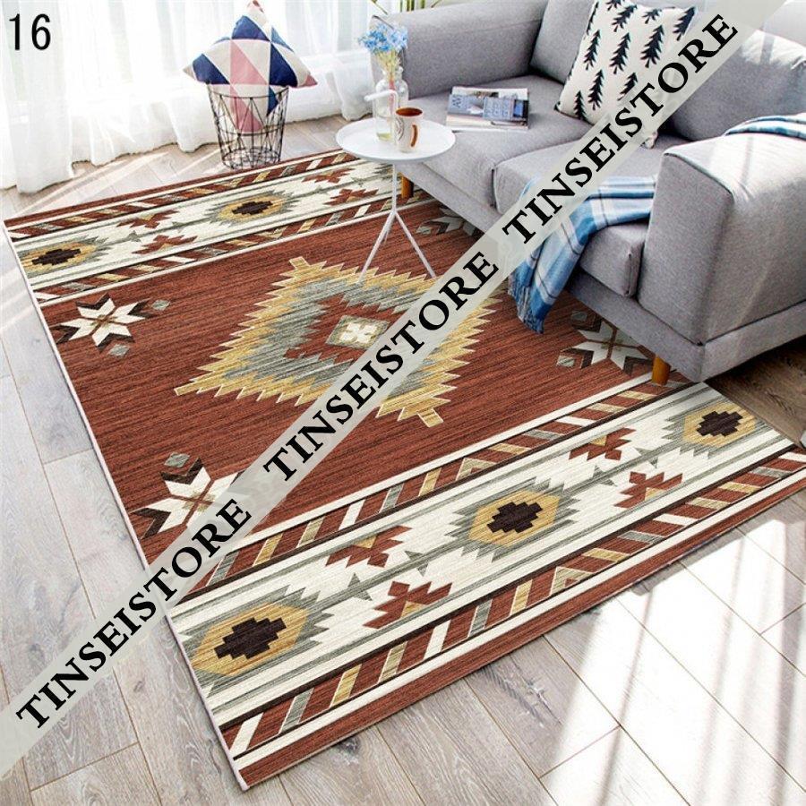 カーペット 2畳 ホットカーペット対応 洗える ラグマット 夏 長方形 トレンディー アーバン インテリアマット 西海岸 アクセント 北欧 おしゃれ 滑り止め 