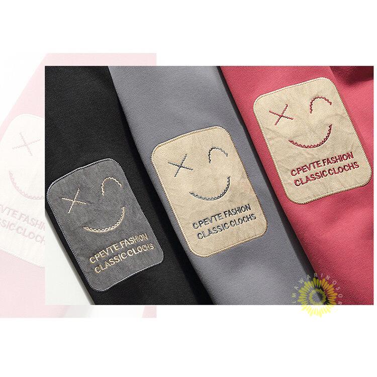 厚手メンズ 長袖 プルオーバー裏起毛 笑柄 微起毛 メンズトップス フード付き あったか 春服 