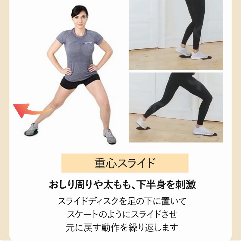 スライドディスク バランス 筋力 トレーニング 体幹 2個セット 運動 お尻 ダイエット 。 おうち時間 フィットネス エクササイズ 太もも 二の腕 リハビリ 室内 