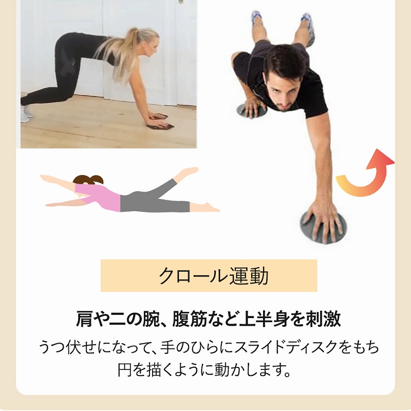 スライドディスク バランス 筋力 トレーニング 体幹 2個セット 運動 お尻 ダイエット 。 おうち時間 フィットネス エクササイズ 太もも 二の腕 リハビリ 室内 
