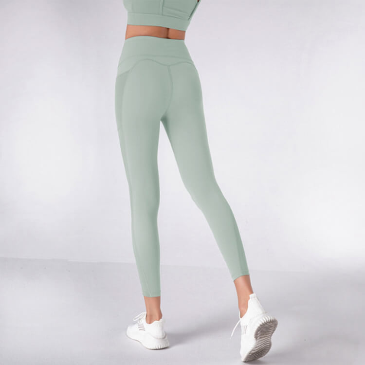 ヨガウェア ホットヨガ ヨガパンツ パンツ レギンス スパッツ ポケット スポーツウエア レディース メッシュ ハイウエスト おしゃれ 