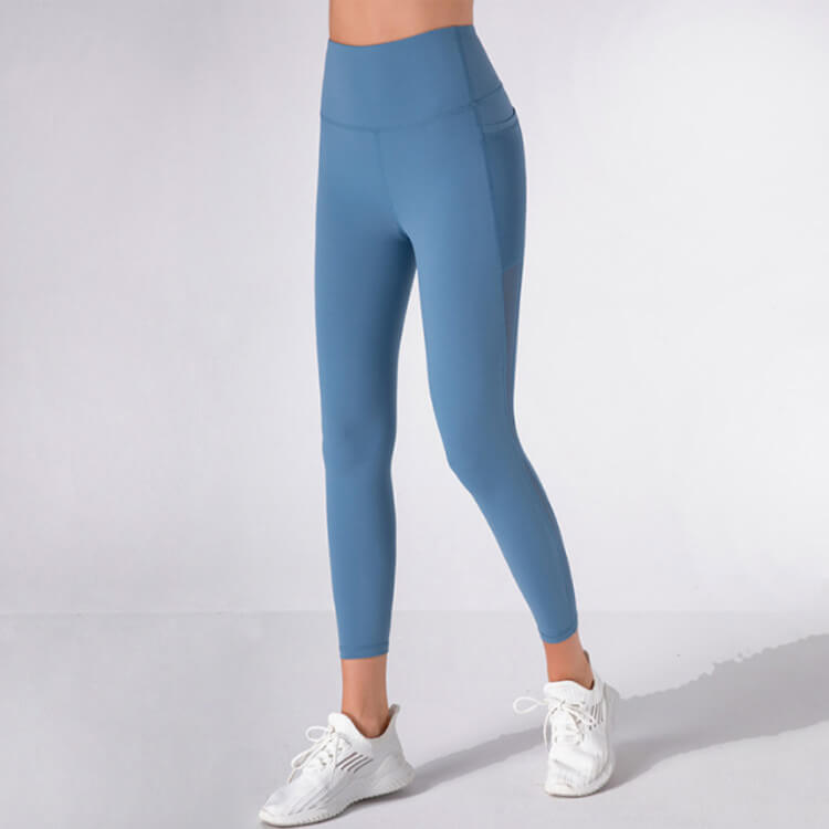 ヨガウェア ホットヨガ ヨガパンツ パンツ レギンス スパッツ ポケット スポーツウエア レディース メッシュ ハイウエスト おしゃれ 