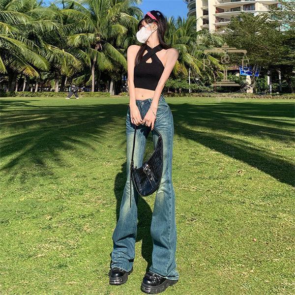 デニムパンツ レディース ジーンズ ジーパン バギーパンツ ガウチョパンツ 春夏秋 ワイドパンツ ファッション ゆったり 美シルエット 