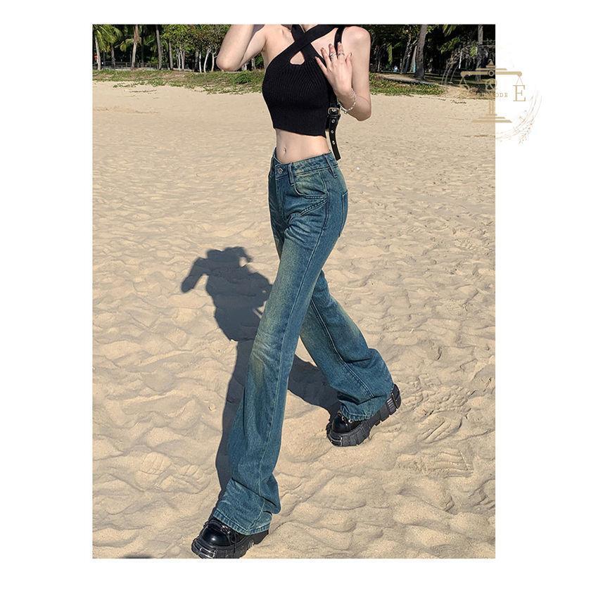 デニムパンツ レディース ジーンズ ジーパン バギーパンツ ガウチョパンツ 春夏秋 ワイドパンツ ファッション ゆったり 美シルエット 
