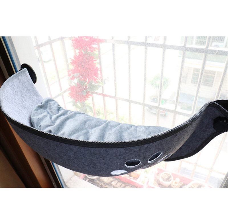 猫ハンモック 窓 猫窓ベッド 吸盤式 ペットベット キャット 通気 一部 ネコ 取り付け簡単 四季兼用 洗える 日光浴 マット付き 窓ハンモック お昼寝 