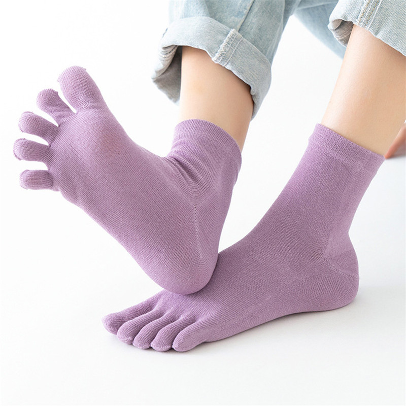 靴下 レディース 五本指ソックス 3足セット 5本指 ソックス 冷え取り 綿100% 抗菌 消臭 五本指靴下 ルームソックス 脱げない おしゃれ 水虫 防臭 