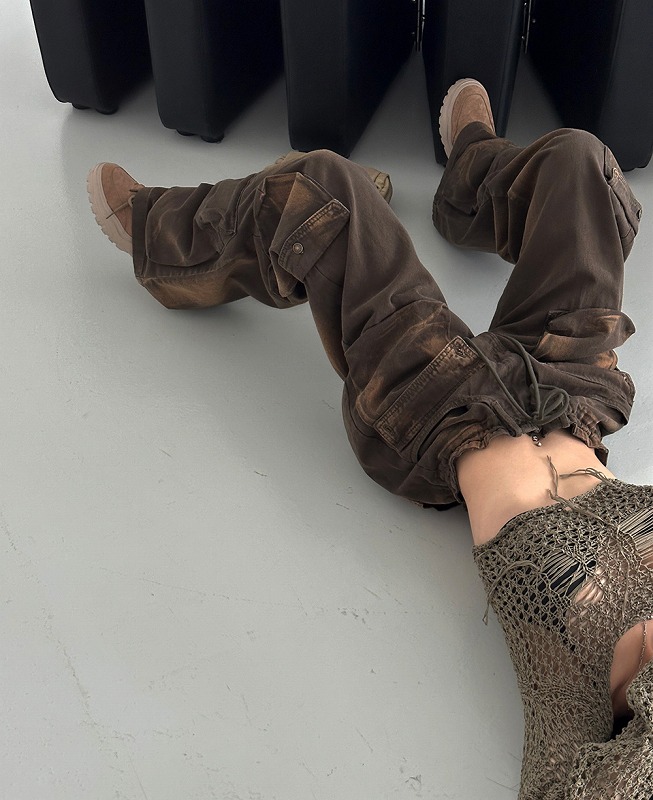 カーゴ パンツ 韓国 ファッション レディース  