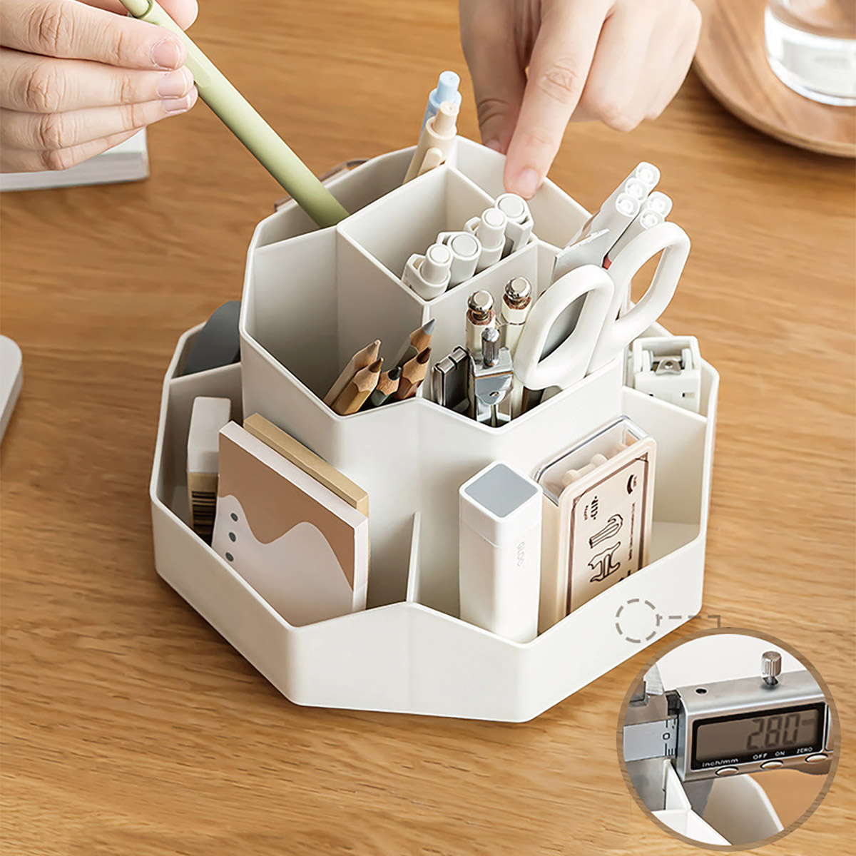 ペンスタンド 360度回転 ペンホルダー おしゃれ ペン立て かわいい オフィス 卓上収納 プレゼント 文房具 メガネスタンド デスク ペンケース 