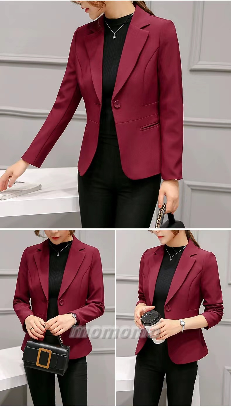 スーツ レディース 入学式 大きいサイズスーツジャケット 黒 40代 長袖 春秋 アウター オーバー ブレザー 通勤 オシャレ スーツ 着痩せ Pコート 50代 6色 