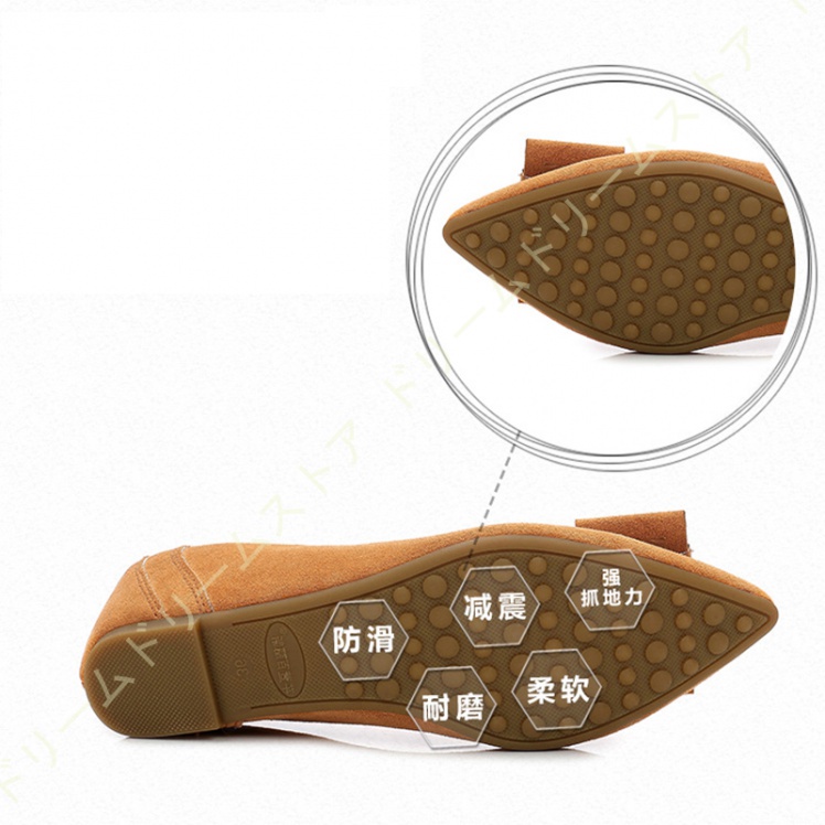 パンプス ハイヒール 5CM ポインテッドトゥ ウェッジソール スウェード パーティー 美脚 発表会 演奏会 リボン 走れるパンプス結婚式 お呼ばれ おしゃれ 