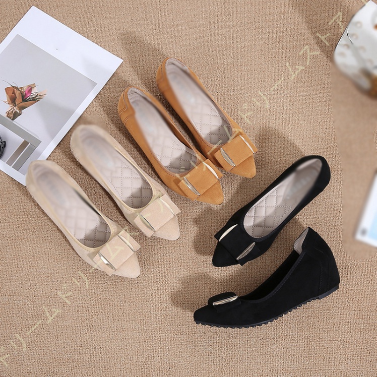 パンプス ハイヒール 5CM ポインテッドトゥ ウェッジソール スウェード パーティー 美脚 発表会 演奏会 リボン 走れるパンプス結婚式 お呼ばれ おしゃれ 