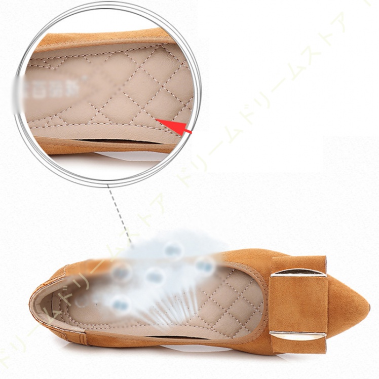 パンプス ハイヒール 5CM ポインテッドトゥ ウェッジソール スウェード パーティー 美脚 発表会 演奏会 リボン 走れるパンプス結婚式 お呼ばれ おしゃれ 