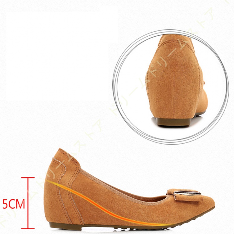 パンプス ハイヒール 5CM ポインテッドトゥ ウェッジソール スウェード パーティー 美脚 発表会 演奏会 リボン 走れるパンプス結婚式 お呼ばれ おしゃれ 