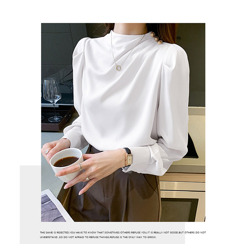 ブラウス レディース 春秋 ゆったり 長袖ブラウス トップス 通勤 シフォン オシャレ カジュアル ブラウス オフィス 着痩せ 韓国風 おしゃれ きれいめ 