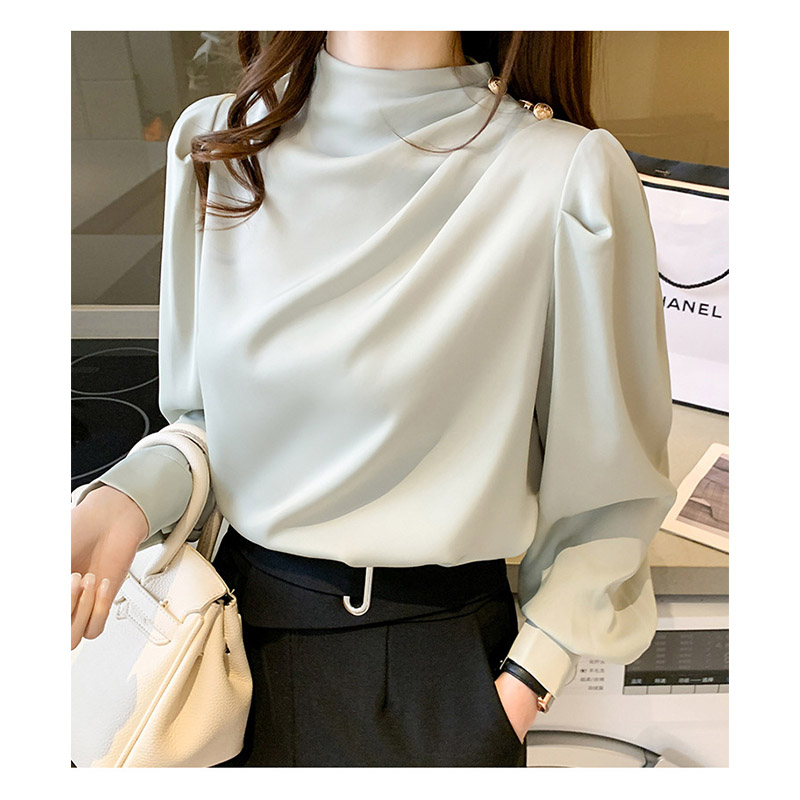 ブラウス レディース 春秋 ゆったり 長袖ブラウス トップス 通勤 シフォン オシャレ カジュアル ブラウス オフィス 着痩せ 韓国風 おしゃれ きれいめ 