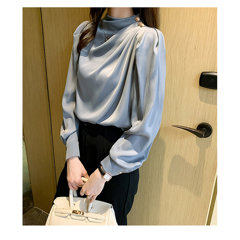 ブラウス レディース 春秋 ゆったり 長袖ブラウス トップス 通勤 シフォン オシャレ カジュアル ブラウス オフィス 着痩せ 韓国風 おしゃれ きれいめ 