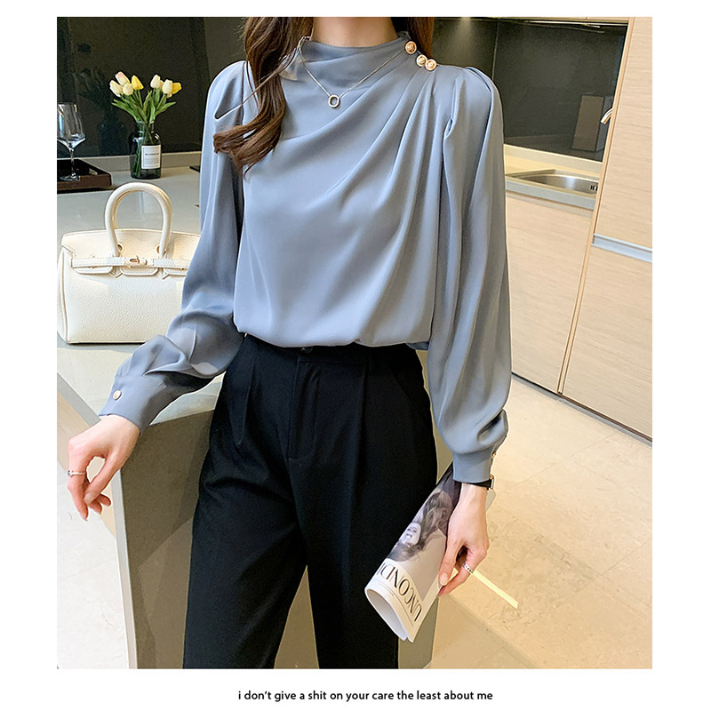 ブラウス レディース 春秋 ゆったり 長袖ブラウス トップス 通勤 シフォン オシャレ カジュアル ブラウス オフィス 着痩せ 韓国風 おしゃれ きれいめ 