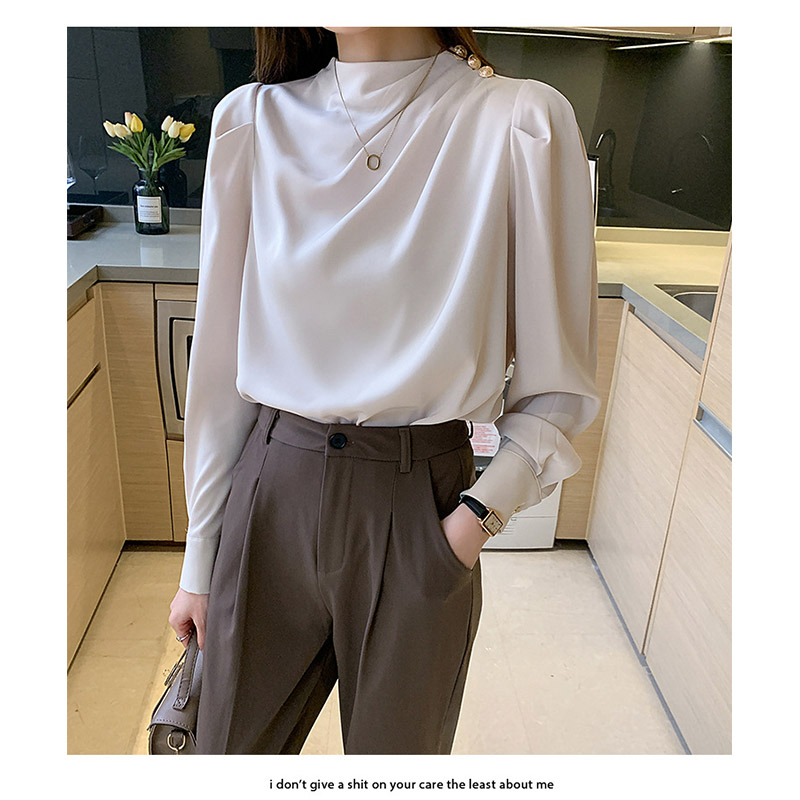 ブラウス レディース 春秋 ゆったり 長袖ブラウス トップス 通勤 シフォン オシャレ カジュアル ブラウス オフィス 着痩せ 韓国風 おしゃれ きれいめ 