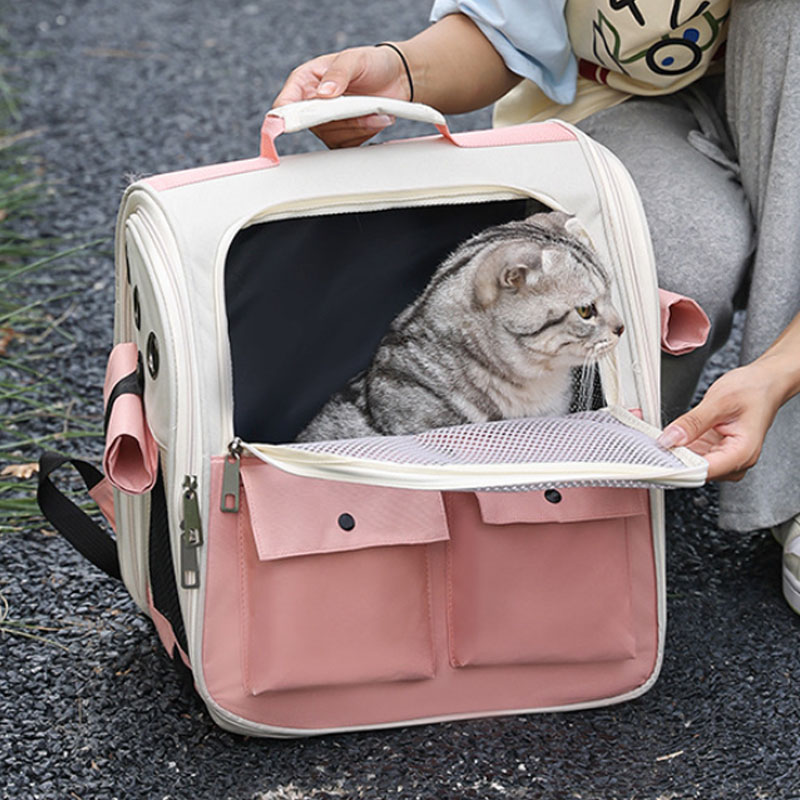 ペットキャリーバッグ リュックバッグ 軽量 猫 犬 ウサギ お出かけ 持ち運び ケース 通院 キャンプ 犬用 小型犬 旅行 かわいい 外出 小型 ペット用品 