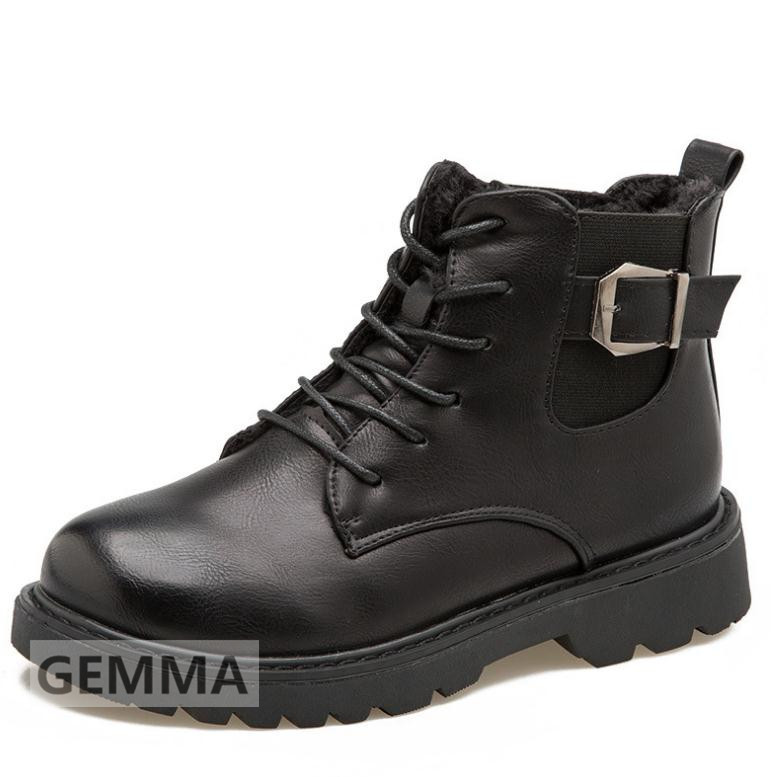 送料無料 レディース ブーツ ショートブーツ マーティンブーツ レディース 靴 美脚 秋冬 エン 合皮レザー歩きやすい イギリス風 