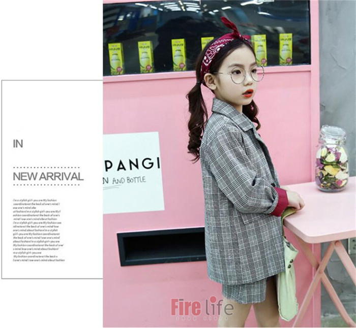 子供スーツ フォーマル 女の子 子供服 セットアップ 2点セット 入学式 チェック柄 ハーフパンツ 格子縞 発表会 卒園式卒業式 入園式 七五三 