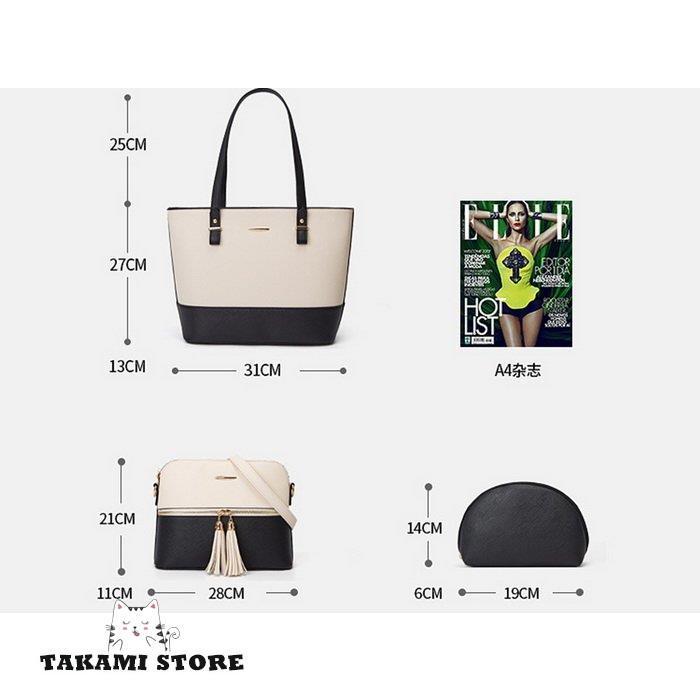 3つセット トートバッグ レディース ショルダーバッグ 2WAYハンドバッグ ファッション 大人 鞄 肩掛け斜め掛け シンプル 可愛い かばん 通勤用バッグ 