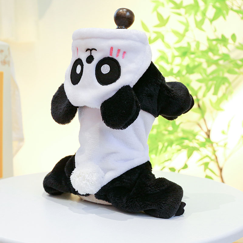 ペットウェア ペット用品 犬 猫 犬の服 洋服 寝間着 パンダ お出かけ 安い かわいい 小型犬 オールインワン おしゃれ パンツ 春秋 お散歩 部屋着 