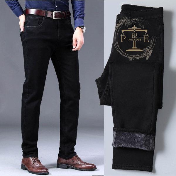 チノパン 裏起毛パンツ メンズ デニムパンツ 黒パン ストレッチパンツ 冬ズボンロング丈 冬服 デニム 秋冬 暖かい 暖パン 暖パンツ 厚手 