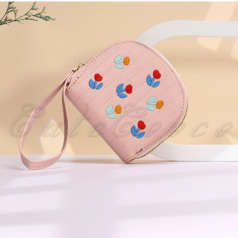 小さい財布 きれいめ コンパクト 花柄 プリント ラウンドファスナー カード収納 スキミング防止 自動振り分け 使いやすい 送料無料 プレゼント 大容量 