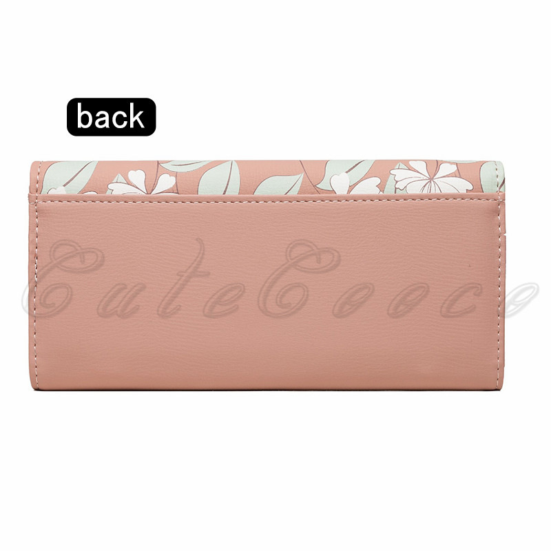 三つ折り長財布 レディース きれいめ 花柄 プリント 折り畳み 新生活 軽量 耐久性 プレゼント コンパクト 実用的 贈り物 しっとりした手触り ギフト 送料無料 