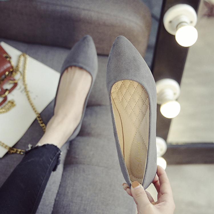 パンプス レディース フラット スウェード フラットパンプス ローヒール ブラック 黒 赤 やわらかい 無地 歩きやすい スエード ポインテッドトゥ 