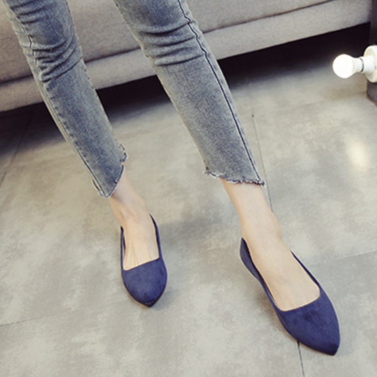 パンプス レディース フラット スウェード フラットパンプス ローヒール ブラック 黒 赤 やわらかい 無地 歩きやすい スエード ポインテッドトゥ 