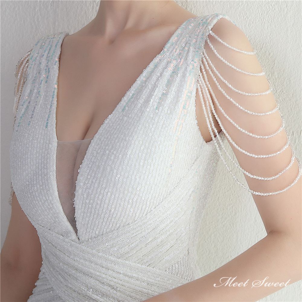 カラードレス マーメイドドレス パーティードレス ビーズ 配色 イブニングドレス 二次会 発表会 スパンファスナー ウェディングドレス 結婚式 